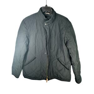 black J.Crew Men's Sussex Quilted Jacket featuring PrimaLoft insulation Large